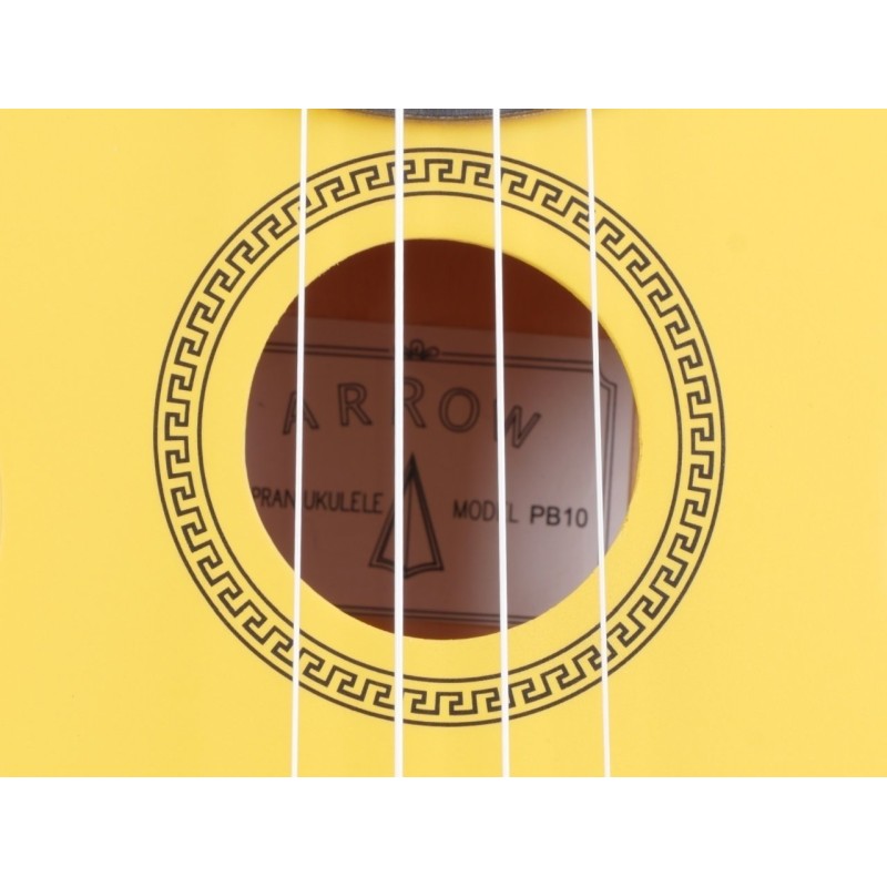 ARROW PB10 SOPRANO YELLOW UKULELE