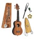 ORTEGA KEIKI K3-ACA+torba+pribor UKULELE