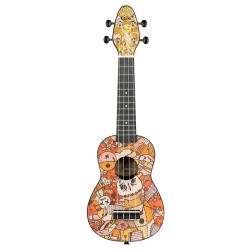 ORTEGA KEIKI K2-VP+torba+pribor UKULELE