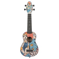 ORTEGA KEIKI K2-SR+torba+pribor UKULELE