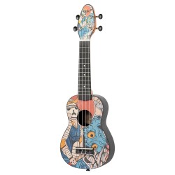 ORTEGA KEIKI K2-SR+torba+pribor UKULELE