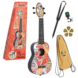 ORTEGA KEIKI K2-EM+torba+pribor UKULELE
