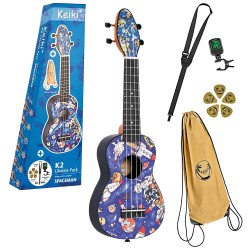 ORTEGA KEIKI K2-SP+torba+pribor UKULELE