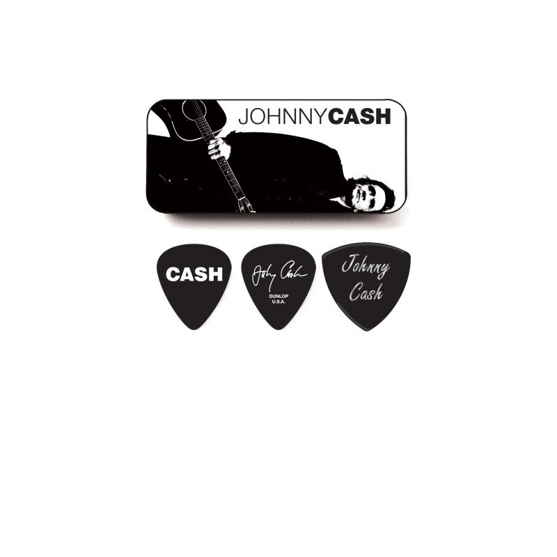JIM DUNLOP JOHNNY CASH LEGEND HV PICK TIN JCPT02H TRZALICE