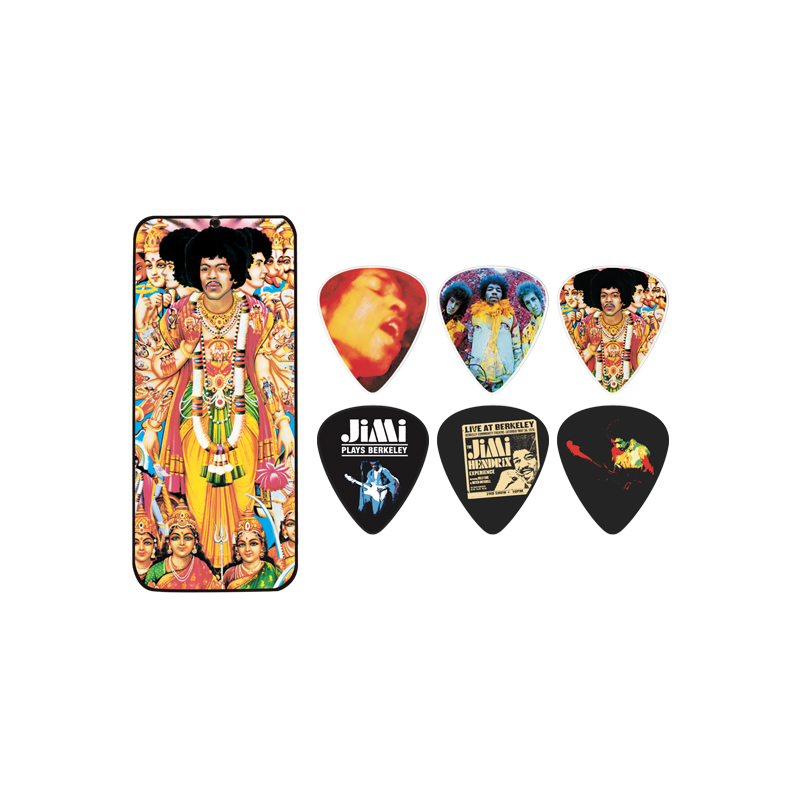 JIM DUNLOP JIMI HENDRIX BOLD AS LOVE PICK TIN JH-PT02M TRZALICE