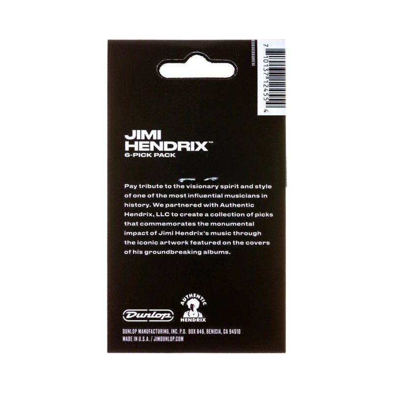 JIM DUNLOP HENDRIX ELECTRIC LADYLAND JHP03H TRZALICE