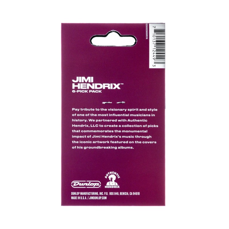 JIM DUNLOP HENDRIX EXPERIENCED JHP01M TRZALICE