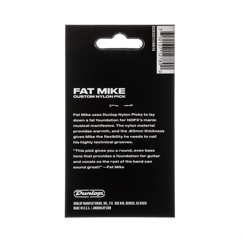 JIM DUNLOP FAT MIKE NYLON STANDARD PACK TRZALICE