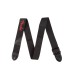 FENDER 2" POLY RED LOGO STRAP REMEN
