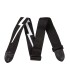 FENDER 2.5" POLY LIGHTNING BOLT BLK/W REMEN