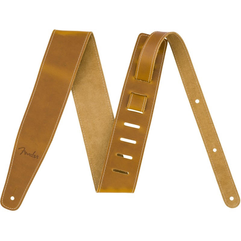 FENDER 2.5" BROKEN-IN LEATHER NAT REMEN