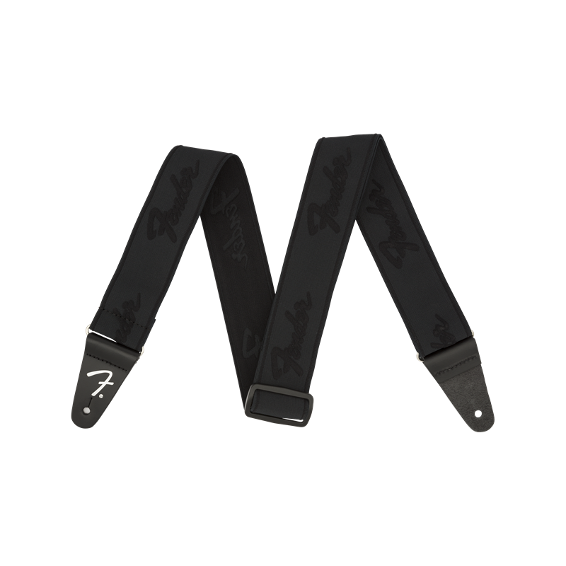 FENDER 2" WEIGHLESS RUNNING LOGO BLACK/BLACK REMEN