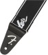 FENDER 2" WEIGHLESS RUNNING LOGO BLACK/WHITE REMEN