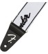 FENDER 2" WEIGHLESS RUNNING LOGO WHITE/BLACK REMEN