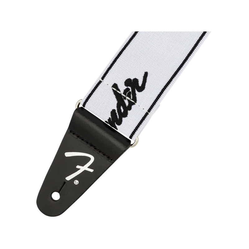 FENDER 2" WEIGHLESS RUNNING LOGO WHITE/BLACK REMEN