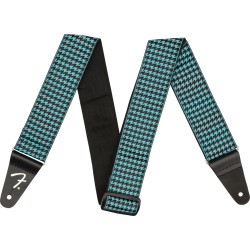 FENDER HOUNDSTOOTH STRAP TEAL REMEN