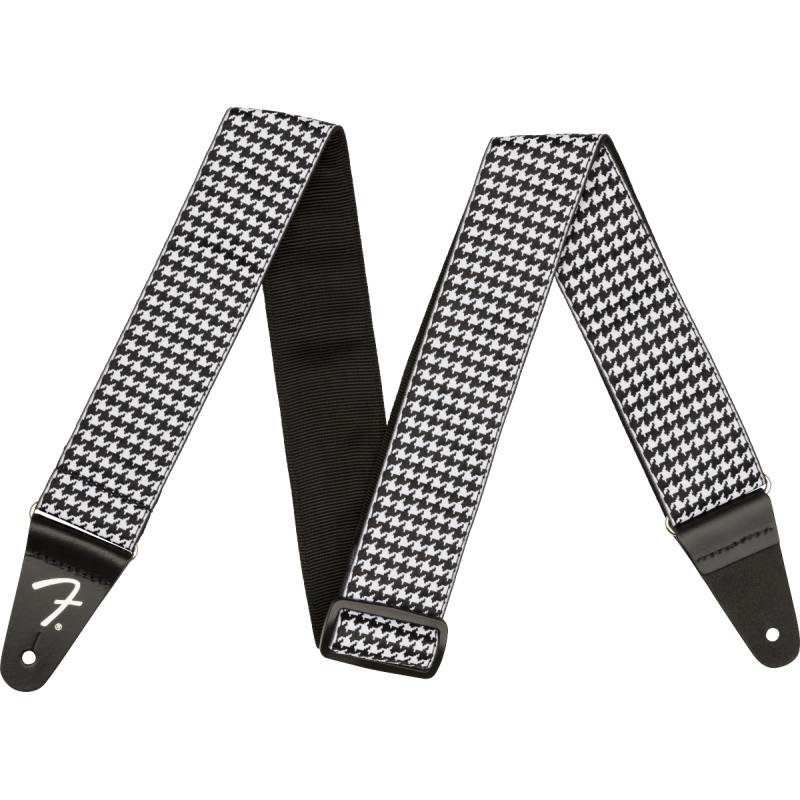 FENDER HOUNDSTOOTH STRAP WHITE REMEN