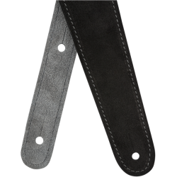 FENDER 2" REVERSIBLE SUEDE STRAP - BLK/GRY REMEN
