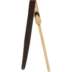 FENDER 2" REVERSIBLE SUEDE STRAP - BRN/TAN REMEN