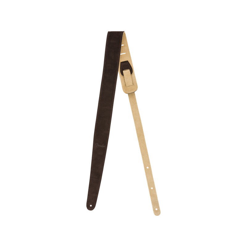FENDER 2" REVERSIBLE SUEDE STRAP - BRN/TAN REMEN