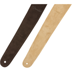 FENDER 2" REVERSIBLE SUEDE STRAP - BRN/TAN REMEN