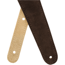 FENDER 2" REVERSIBLE SUEDE STRAP - BRN/TAN REMEN