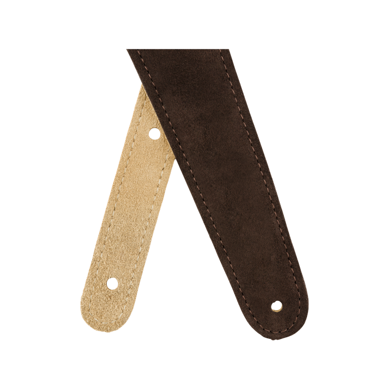 FENDER 2" REVERSIBLE SUEDE STRAP - BRN/TAN REMEN