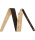 FENDER 2" REVERSIBLE SUEDE STRAP - BRN/TAN REMEN