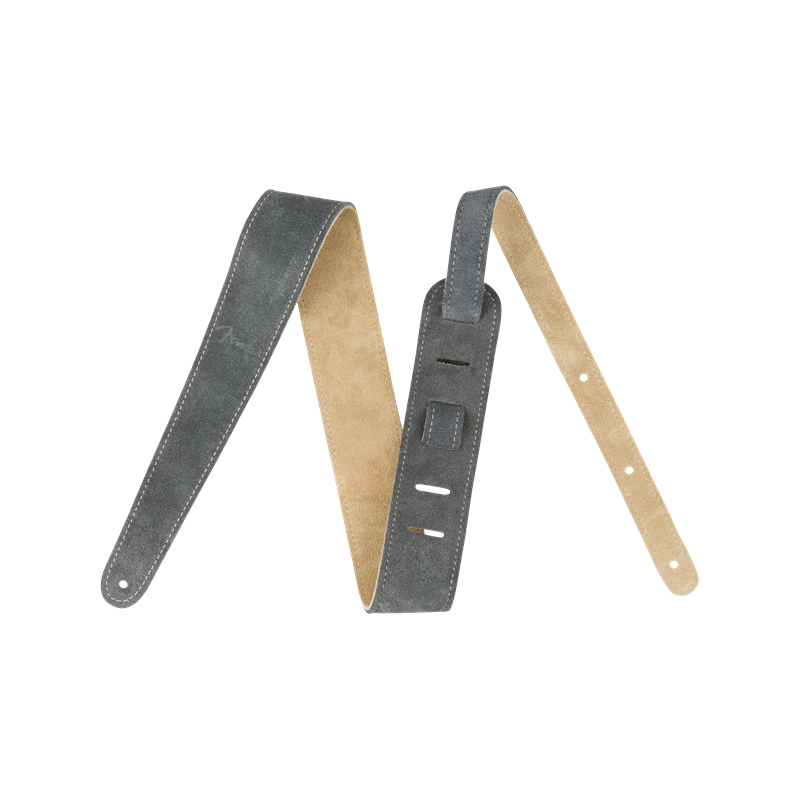 FENDER 2" REVERSIBLE SUEDE STRAP - GRY/TAN REMEN