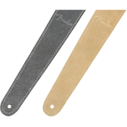 FENDER 2" REVERSIBLE SUEDE STRAP - GRY/TAN REMEN