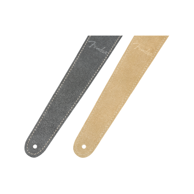 FENDER 2" REVERSIBLE SUEDE STRAP - GRY/TAN REMEN