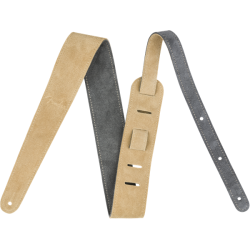 FENDER 2" REVERSIBLE SUEDE STRAP - GRY/TAN REMEN
