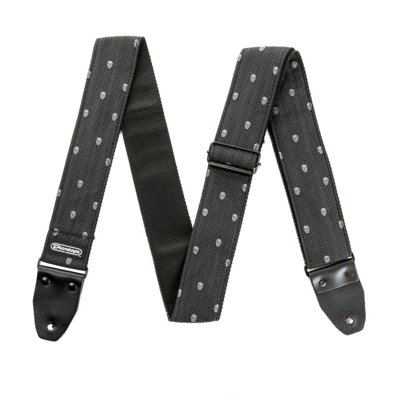 DUNLOP DD67-07 JACQUARD GREY SKULL REMEN