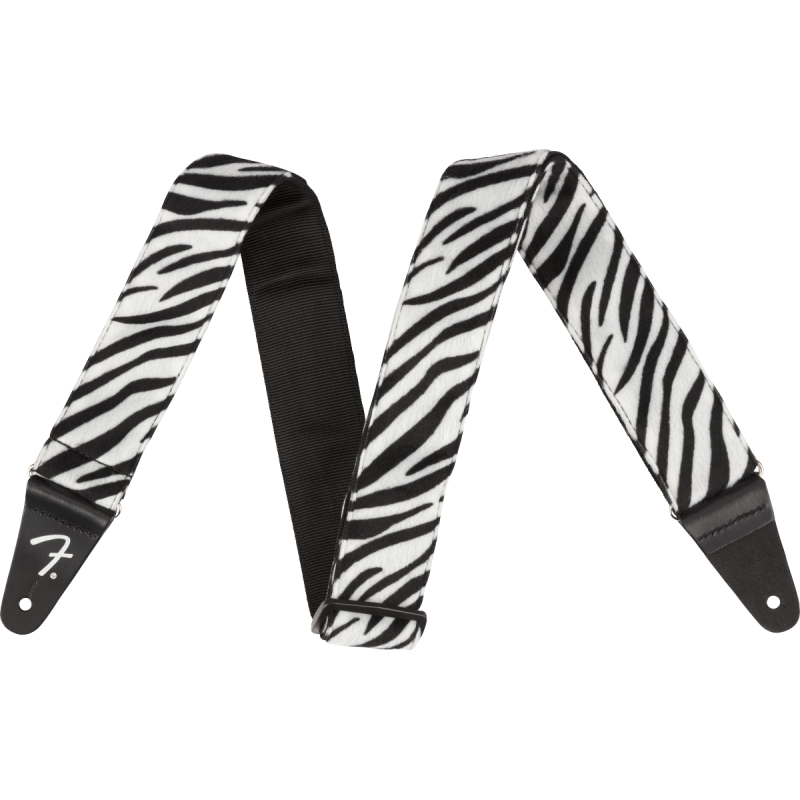 FENDER 2" WILD ZEBRA PRINT REMEN