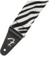 FENDER 2" WILD ZEBRA PRINT REMEN