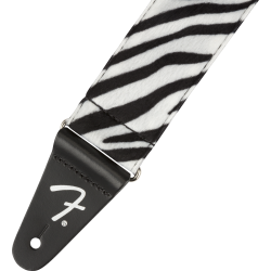FENDER 2" WILD ZEBRA PRINT REMEN