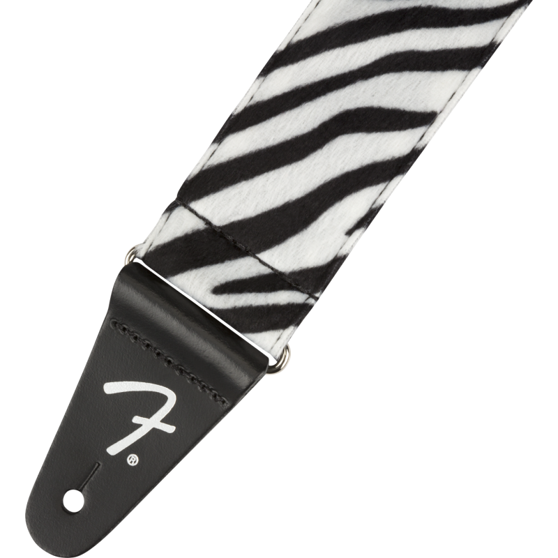 FENDER 2" WILD ZEBRA PRINT REMEN