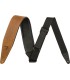 FENDER 2.5" RIGHT HEIGHT LTHR COGNAC REMEN