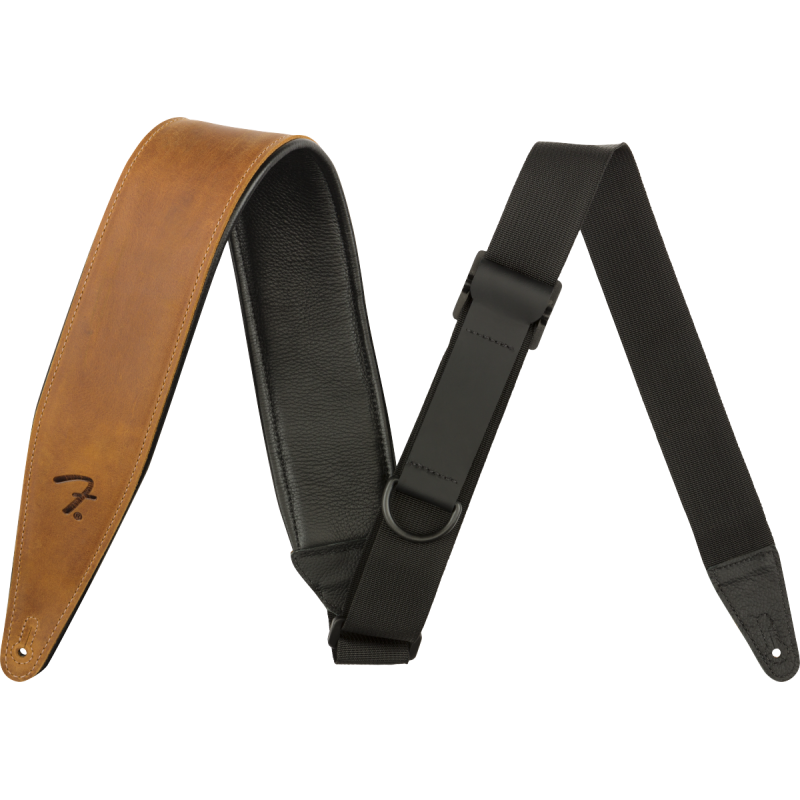 FENDER 2.5" RIGHT HEIGHT LTHR COGNAC REMEN