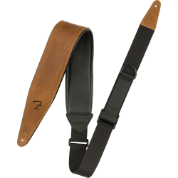 FENDER 2.5" RIGHT HEIGHT LTHR COGNAC REMEN