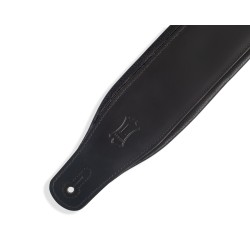 LEVY'S 3" TOP GRAIN LEATHER STRAP M26PD-BLK REMEN