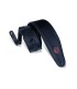 LEVY'S 4.5" GARMENT LEATHER BASS STRAP MSS2-4-BLK REMEN