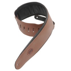 LEVY'S 4.5" GARMENT LEATHER BASS STRAP MSS2-4-BRN REMEN
