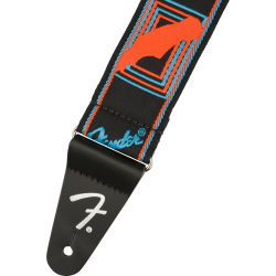 FENDER MONO NEON BLUE/ORNG REMEN