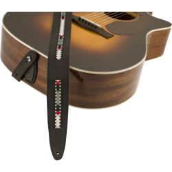 FENDER PARAMOUNT ACOUSTIC LTHR BLK REMEN