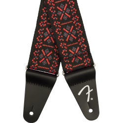 FENDER 2" PASADENA WOVEN LATTICE RED REMEN