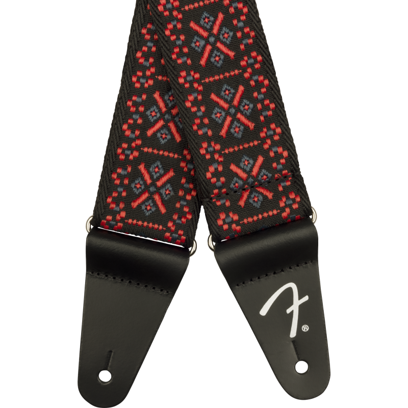 FENDER 2" PASADENA WOVEN LATTICE RED REMEN
