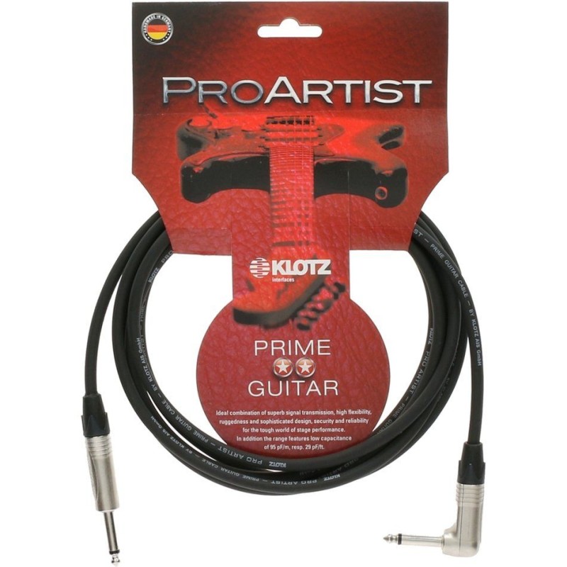 KLOTZ INSTRUMENTALNI PRON090PR Pro Artist 9m kutni KABEL