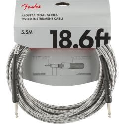 FENDER INSTRUMENT PRO 18.6' WHITE TWEED 5,5 m KABEL