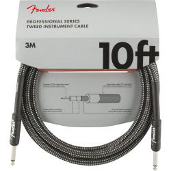 FENDER INSTRUMENT PRO 10' GREY TWEED 3 m KABEL